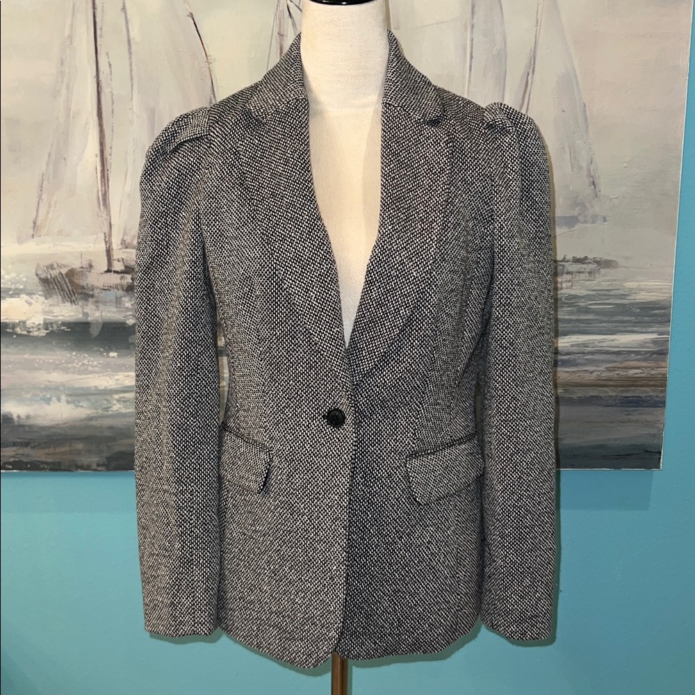 A New Day Black Tweed Blazer, Sz 4